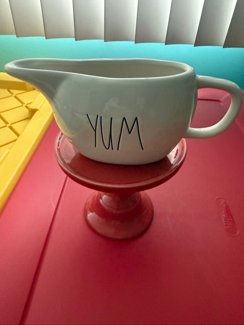 Rae Dunn Yum Gravy Boat
